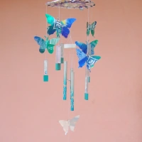 DIY Recycled Soda Can Butterfly Wind Chime